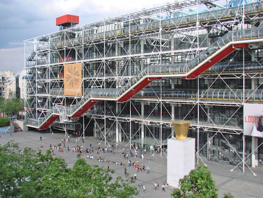 The Centre Pompidou, Paris. Photo: Jean-Pierre Dalbéra/<a href="https://www.flickr.com/photos/dalbera/2496569412">Flickr</a>