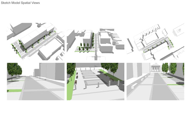 Davis Landscape Architecture - Liverpool Grove London Public Realm Landscape Feasibility Study Model