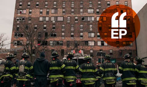 17 people were killed when a fire erupted at the Twin Parks North West apartment building in the Bronx, New York City. Image- Ferit Hoxha Twitter