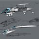 Hyperloop passenger transport capsule conceptual design sketch. Courtesy of Elon Musk/SpaceX