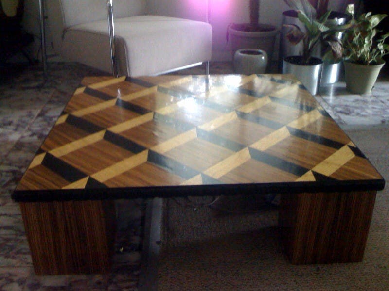 3d Zebra Wood Coffee Table Roy Senior Archinect