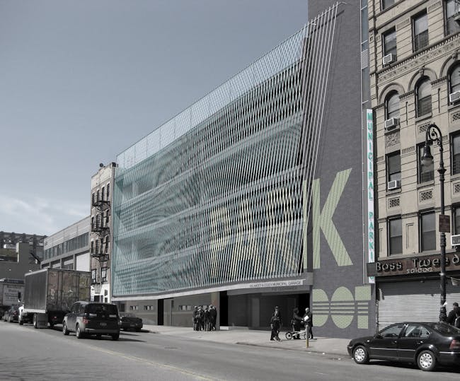 Projects Merit Award Winner: Delancey + Essex Municipal Parking Garage in New York, NY by Michielli + Wyetzner Architects (Image Credit: Michielli + Wyetzner Architects)