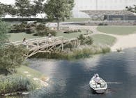 WATER LANDSCAPE PARK - Part of 3rd stage of Yenisei embankment improvement