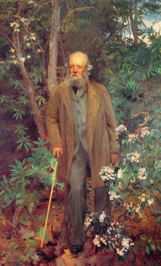 SOURCE - Wikipedia - Frederick Law Olmsted oil painting by John Singer Sargent 1895, Biltmore Estate Asheville North Carolina