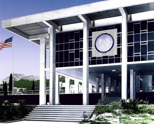 Embassy of the United States in Athens, Greece. Photo courtesy U.S. Department of State Bureau of Overseas Buildings Operations.