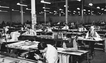 Vintage photos remind of the profession before AutoCAD