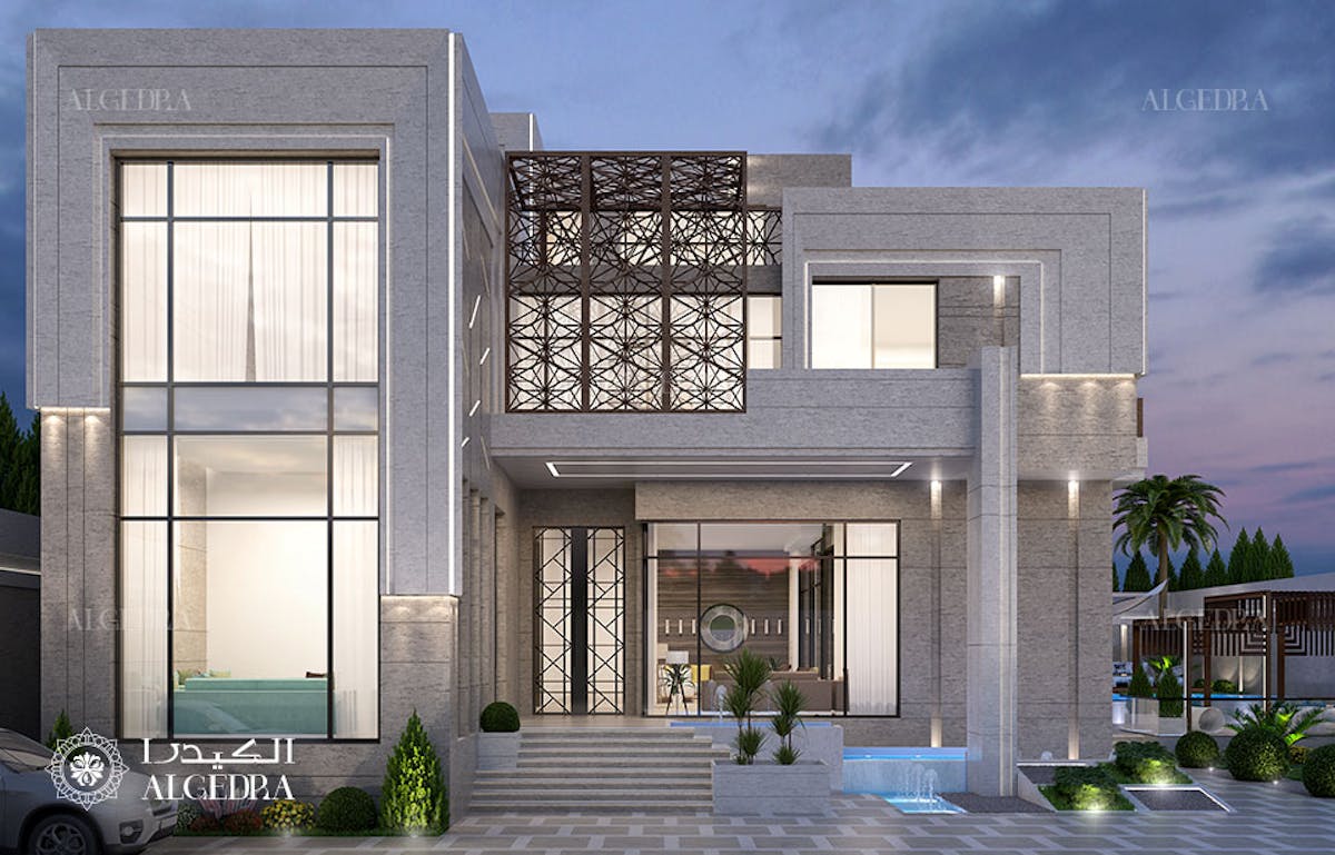 Design Villa Modern Modern Architecture Villa Design In Riyadh By