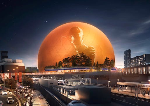 Rendering of the proposed MSG Sphere London venue. Image: Madison Square Garden Company