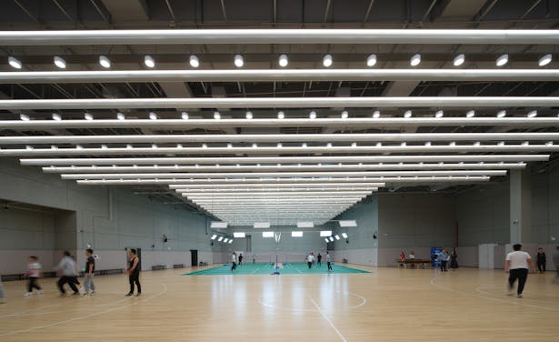 Indoor sports ground