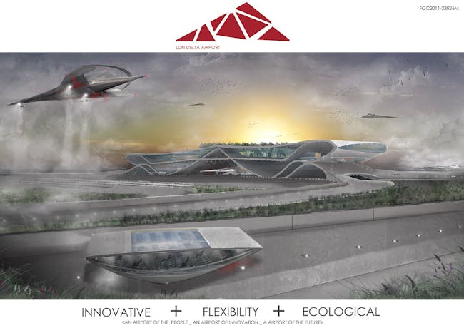 GRAND PRIZE WINNER: LDN Delta Airport by Oliver Andrew, London South Bank University, London