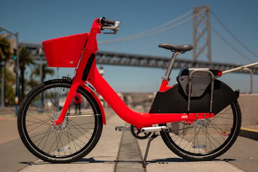 Photo of an electronic-assist bicycle in San Francisco. Image courtesy of Flickr user paul.wasneski.