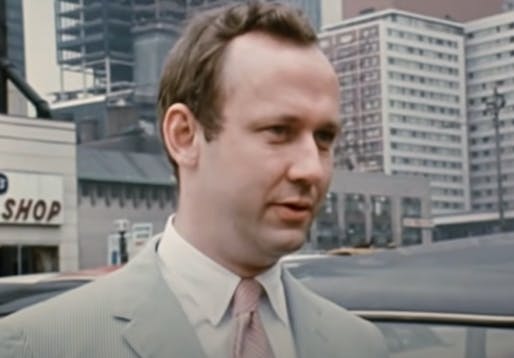 Elliott as he appeared in a 1969 Department of City Planning promotional film. Image courtesy Brooklyn Daily Eagle.
