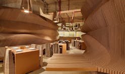 Mumbai-based architecture firm NUDES thinks outside the box with an everyday material, cardboard 