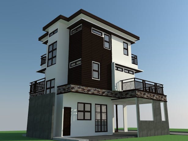 A Proposed Three-Storey Residential Building | Melissa Cezar | Archinect