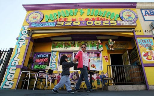 A store with desserts in East Los Angeles. (AP Photo/Reed Saxon, via NextCity.org)
