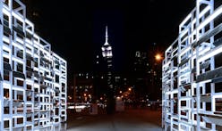 INABA's Flatiron Plaza installation adds a frame to NYC landmarks