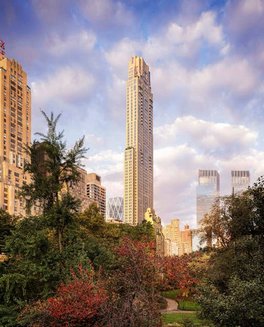220 Central Park South. Rendering courtesy of RAMSA. 