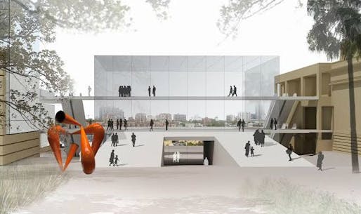 Artist's impression of proposed Gallery expansion. Image courtesy of the Gallery, via visual.artshub.com.au