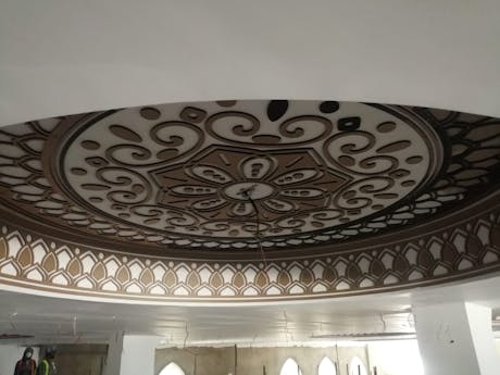 Ceiling design of BBS Mosque is happening!