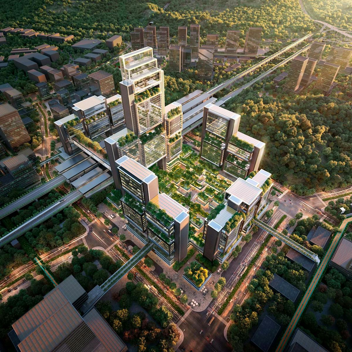Foster + Partners wins design competition for Guangming Hub