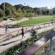 Landscape Architecture Award: Tongva Park & Ken Genser Square. Landscape Architect: James Corner Field Operations. Photo courtesy of 2014 L.A. Architectural Awards