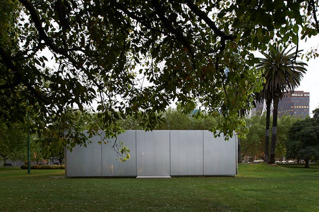 MPavilion 2014 by Sean Godsell. Image Credit: Earl Carter