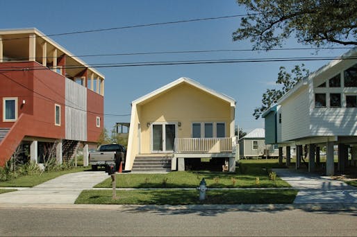 Make it Right Foundation homes in New Orleans' Ninth Ward.