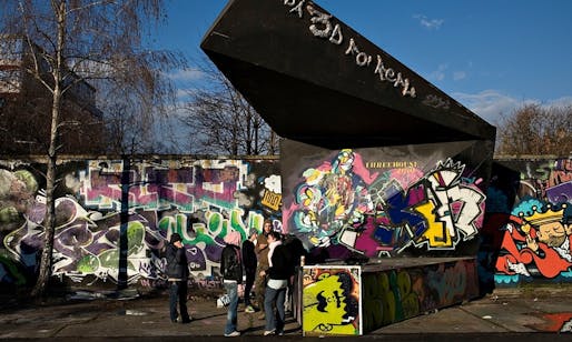 Attracting Ljubljana's underground art and music scene, Metelkova Mesto has become one of Europe's largest and most successful urban squats. Photograph: Manca Juvan/In Pictures/Corbis, via theguardian.com.