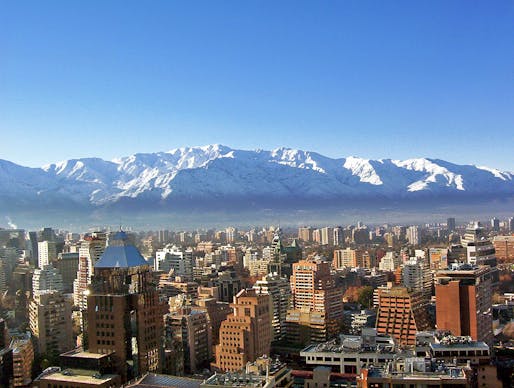 Sitting right on the seismically active 'Ring of Fire,' Chile's strict building codes appear to have taken the edge off recent massive earthquakes. (Photo of Santiago de Chile via Wikipedia)