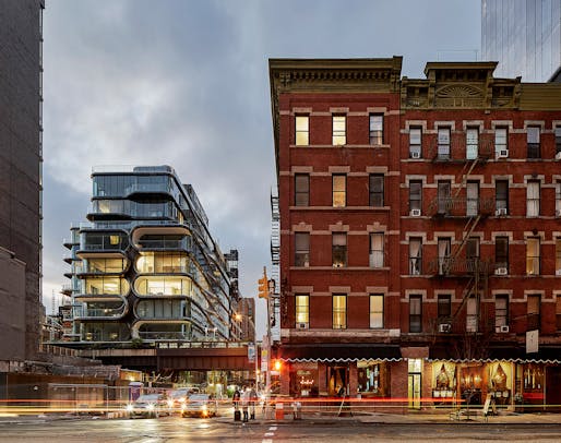 Best Facade Design & Engineering: Zaha Hadid Architects, 520 West 28th, New York, US. Photo: Hufton+Crow.