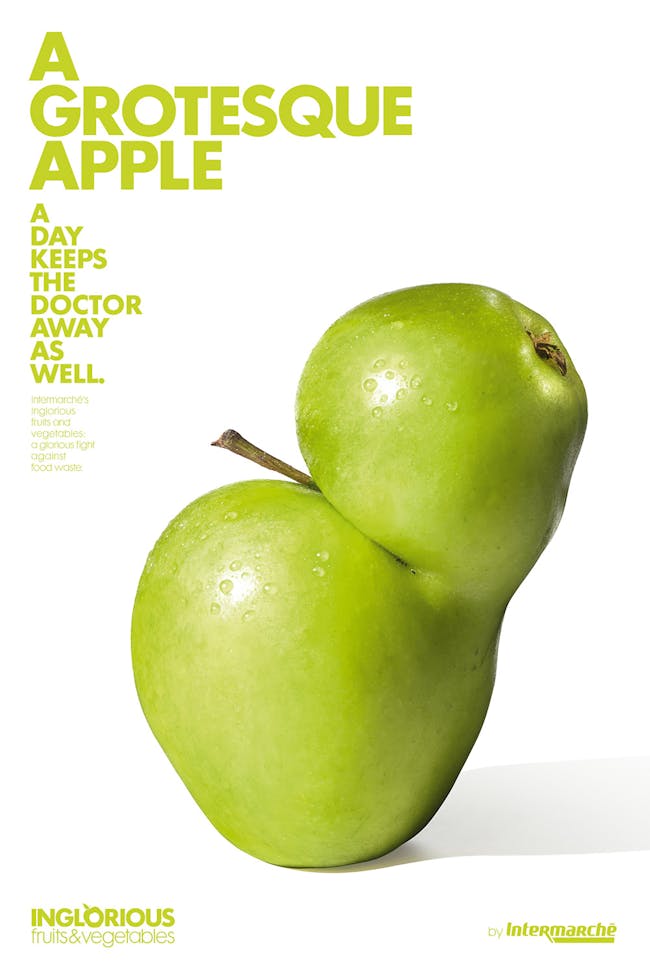 GRAPHICS: INGLORIOUS FRUITS & VEGETABLES. Designed by Marcel for Intermarché.