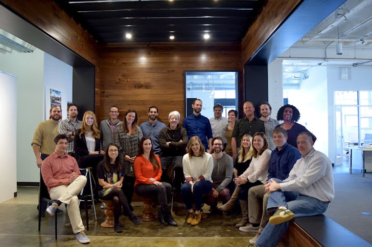Employees at the Atlanta-based firm. Courtesy of BLUR Workshop.