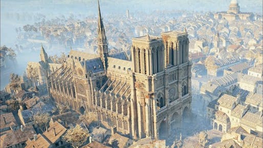 An shot of the Cathedral from Assassin's Creed Unity. Image courtesy Ubisoft 
