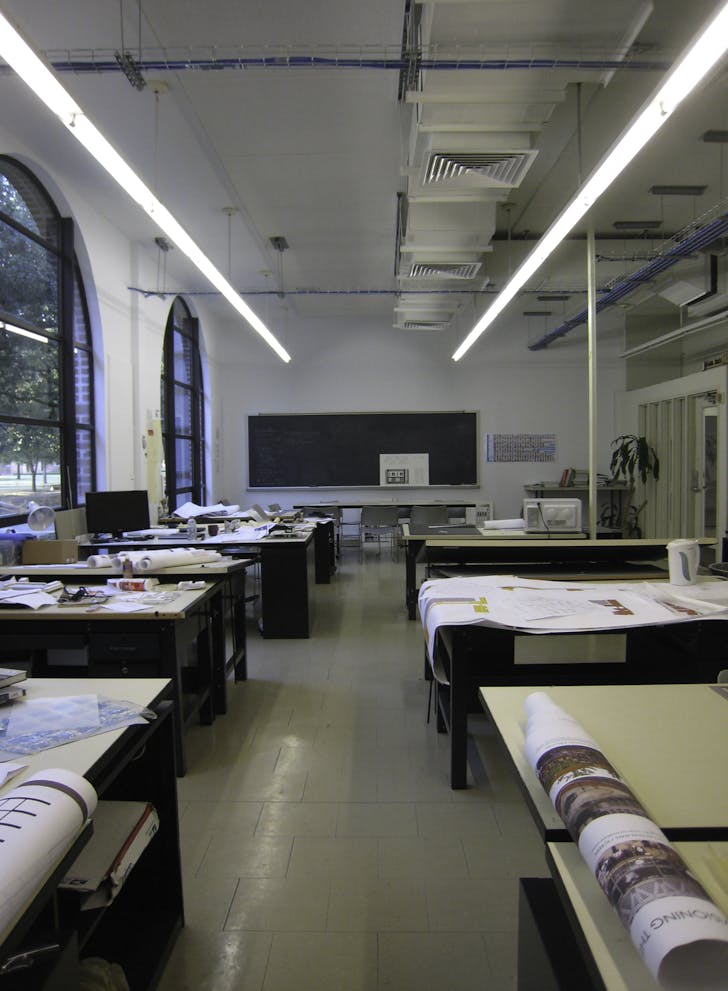 An RSA studio in between classes, Spring 2012.