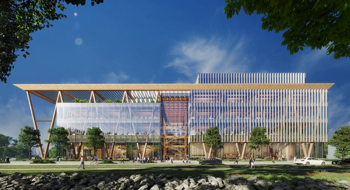SGA designs concept for ‘New England’s first all-timber frame laboratory development’ |  News