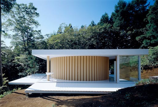 Paper House by Shigeru Ban Architects.
