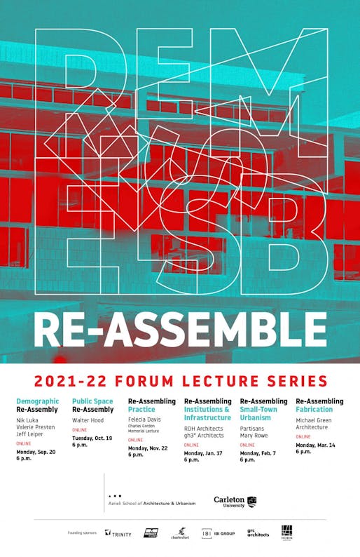Lecture poster courtesy of Azrieli School of Architecture and Urbanism