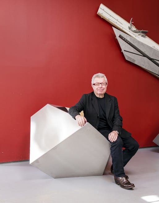 Celebrated Polish American architect Daniel Libeskind to receive honorary doctorate and deliver commencement speech at The Boston Architectural College. Photo copyright Stefan Ruiz.