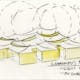 Steven Holl Architects, Luminous Canopy , watercolor on paper, 2013. Courtesy of Steven Holl Architects. 