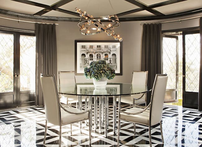 Interior design project by designer and TV figure Jeff Lewis. Photo courtesy of Jeff Lewis Design.