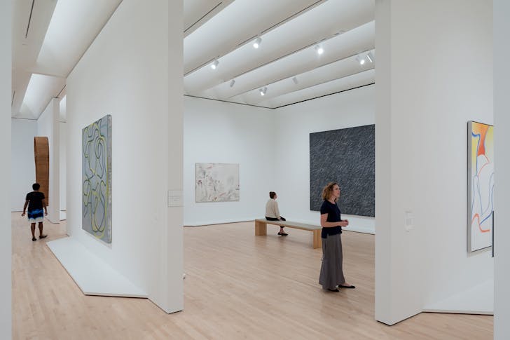 Approaching American Abstraction: The Fisher Collection exhibition; photo: © Iwan Baan, courtesy SFMOMA.