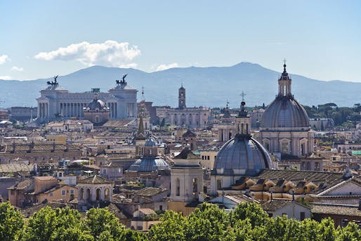Rome's skyline, image via wikimedia.org
