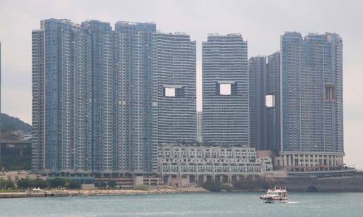 Holey skyline! A picture of some of Hong Kong's signature towers. Image: artmoony.com