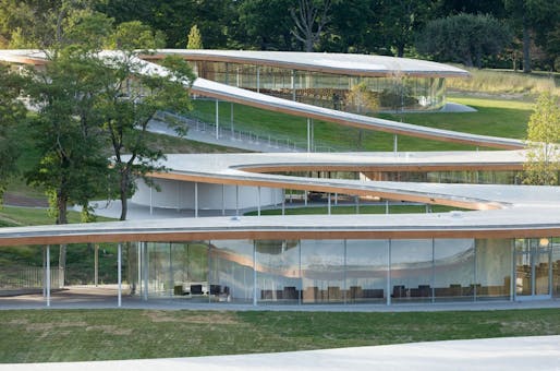 The River Building at Grace Farms in New Canaan, Connecticut. Image: Iwan Baan