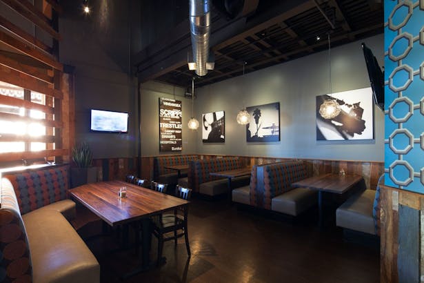 authentic | brand centric restaurant design. vibrant interior finishes with modern industrial styling. 4,873 sq ftauthentic | brand centric restaurant design. vibrant interior finishes with modern industrial styling. 4,873 sq ft