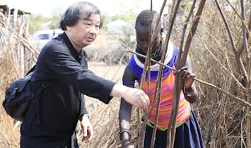 Shigeru Ban is building shelters for a Kenyan refugee settlement