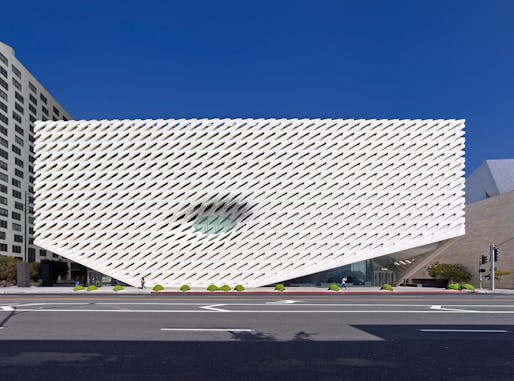 The Broad Museum designed by Diller Scofidio + Renfro and Gensler.