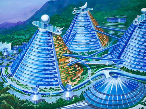 Illustration from the "Utopian Tours" design competition. Image via fastcoexist.com