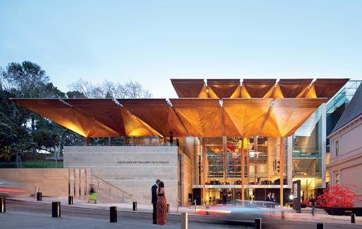 Last year's winner of the acclaimed title 'WAF World Building of the Year': Auckland Art Gallery, New Zealand by Francis-Jones Morehen Thorp, fjmt + Archimedia - Architects in Association. Image courtesy of WAF; Photo: John Gollings.