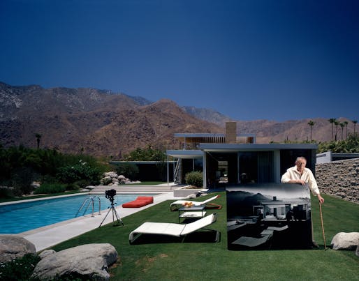 Julius Shulman, Kaufmann House, Palm Springs, CA, July 2003. Photo ©2017 Todd Eberle.